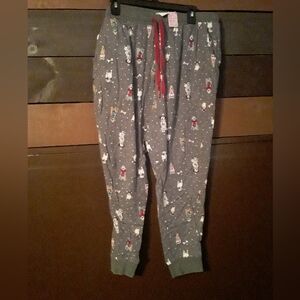 Secret Treasures XL (16-18) Grey With Dog Print Adorable Nightpants